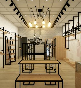 DEMO NỘI THẤT SHOP THỜI TRANG - QUÁN CÀ PHÊ - KAROKE
